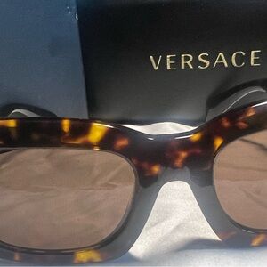 Versace Brown Tortoise Sunglasses